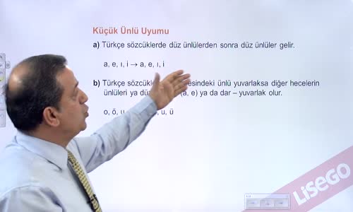 EBA TÜRKÇE LİSE SES BİLGİSİ-ÜNLÜLER-KÜÇÜK ÜNLÜ UYUMU