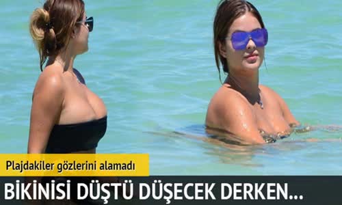 Plajdakiler Rus Modelden Gözlerini Alamadı!