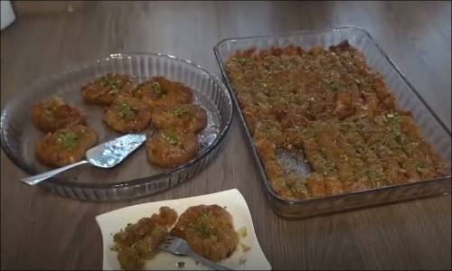 Hazır Baklavalık Yufkadan Kolay Burma Baklava Tarifi