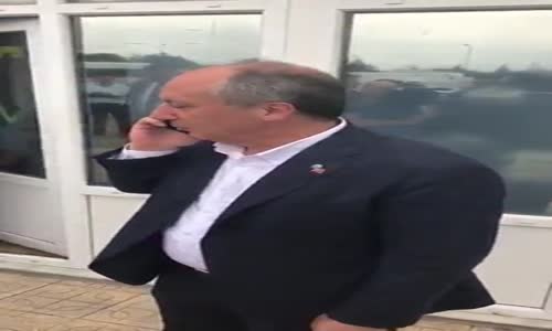 Muharrem İnce Korumaların Sert Davranarak Sahneden Fırlattığı Vatandaşı Arayarak Özür Diledi