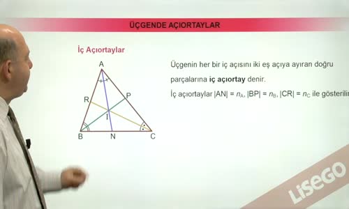 EBA GEOMETRİ LİSE  ÜÇGEN -AÇIORTAY-İÇ AÇIORTAYLAR