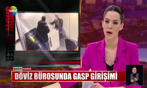 Döviz bürosunda gasp girişimi