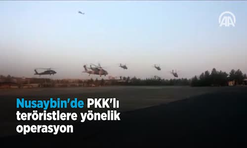 Nusaybin'de Pkk'lı Teröristlere Yönelik Operasyon