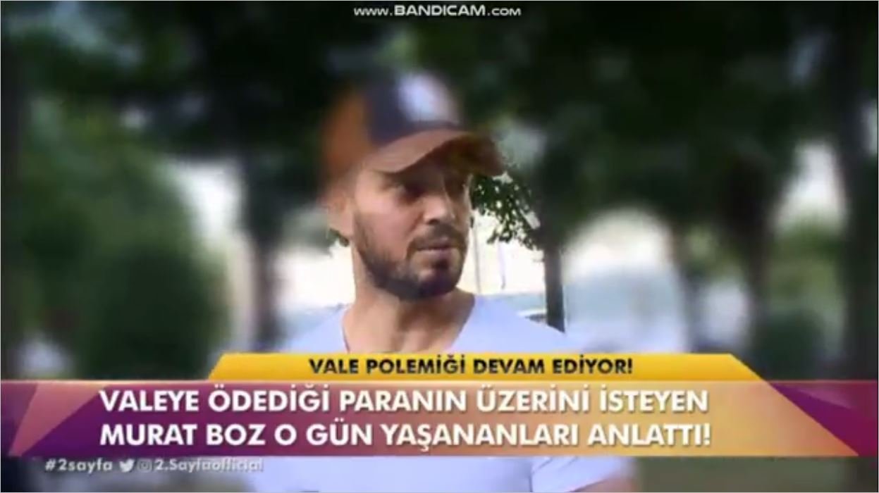 Murat Boz Valeden Para Üstünü İstedi