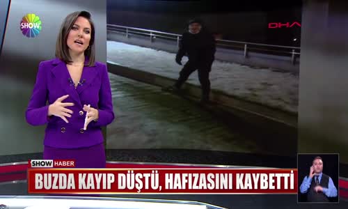 Buzda kayıp düştü, hafızasını kaybetti 