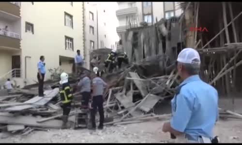 Gaziantep'te İnşaatta Göçük