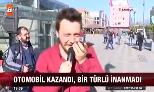 Otomobil Kazandığına İnanmayan Samsunlu Vatandaş