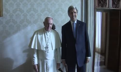 ABD Dışişleri Bakanı John Kerry, Papa Francis ile Görüştü