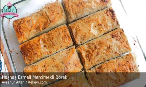 Mercimekli Haşhaşlı Börek Tarifi