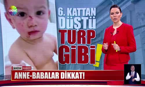 6. kattan düştü, turp gibi!