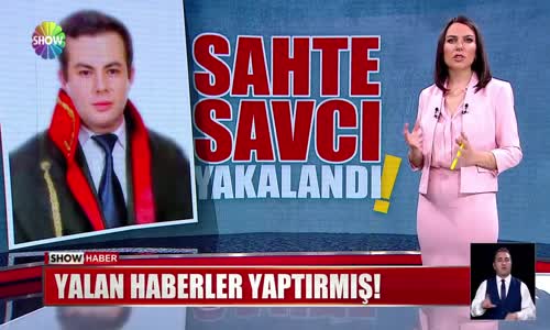 Adalet savcısıyım- dedi, bulaşıkçı çıktı!