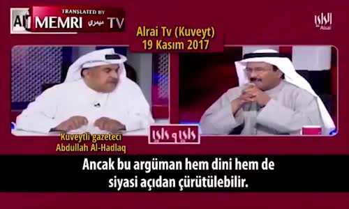 Kuveytli Gazeteci İsrail'e Kalkan Oldu