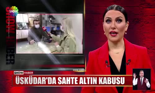 Üsküdar'da sahte altın kabusu 