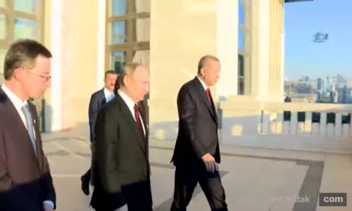 Cumhurbaşkanı Erdoğan Putin İle Külliyenin Balkonunda​