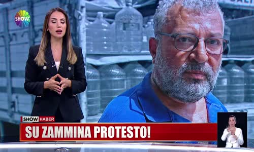 Su zammına protesto!