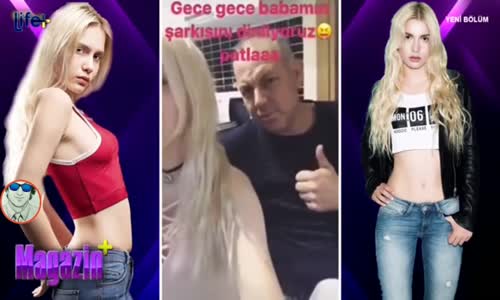 Aleyna Tilki Babasıyla Beraber Klip Çekti Çek Git Bebeğim