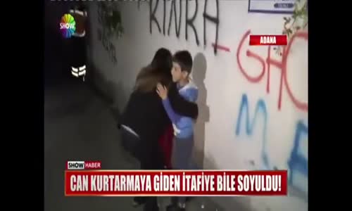 İtfaiye Aracının Teybini Bile Çaldılar