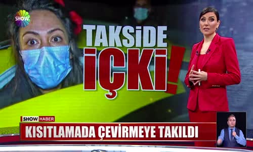 Takside alkol bardağıyla yolculuk 