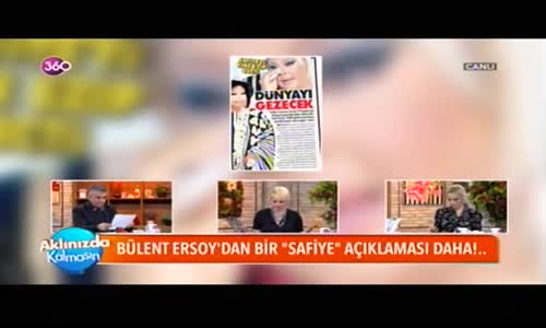 Bülent Ersoy'dan Bir Safiye Soyman Açıklaması Daha!