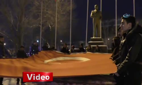 Ülkü Ocaklarından Kudüs Protestosu 