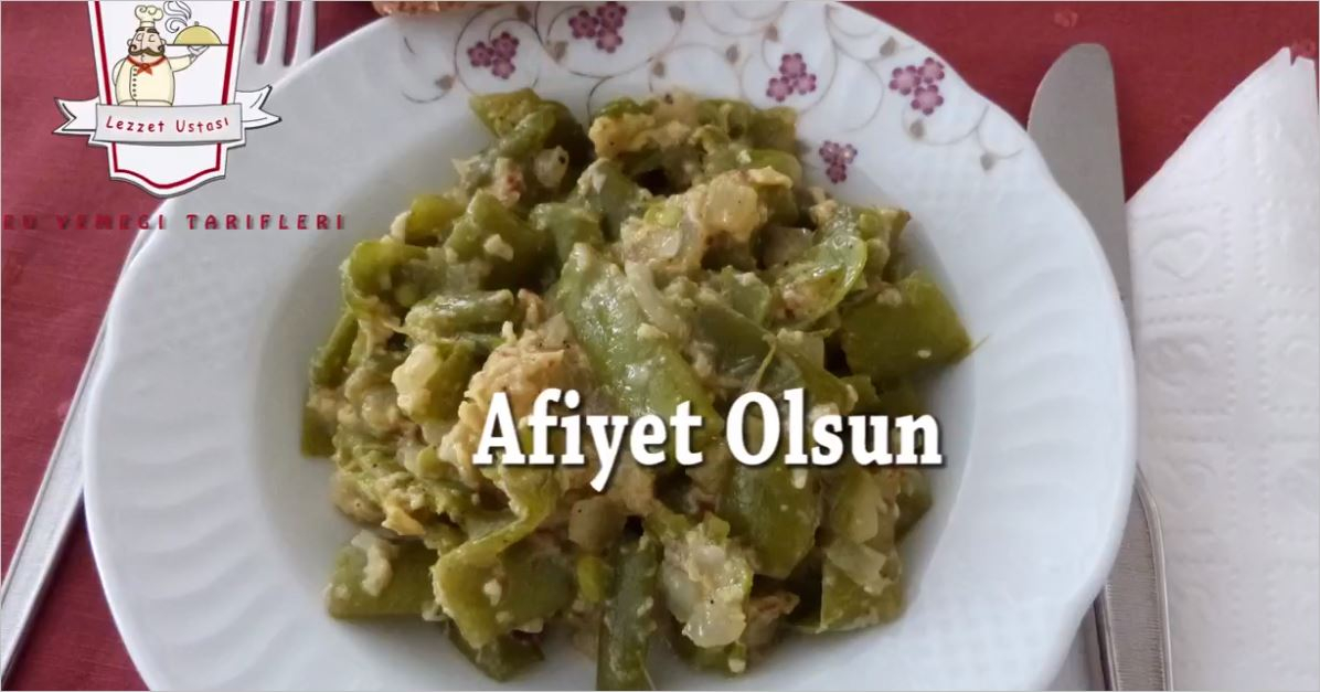 Yumurtalı Taze Fasulye Kavurması Tarifi 