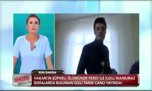 Gizli Tanığı Canlı Yayında İfşa Eden Muhabir