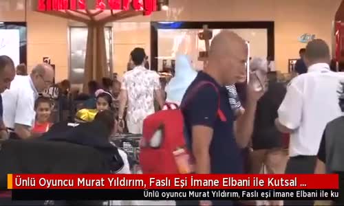  Murat Yıldırım Eşi İman Elbani İle Hacca Gitti