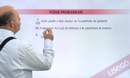 EBA MATEMATİK LİSE 4 YÜZDE PROBLEMLERİ