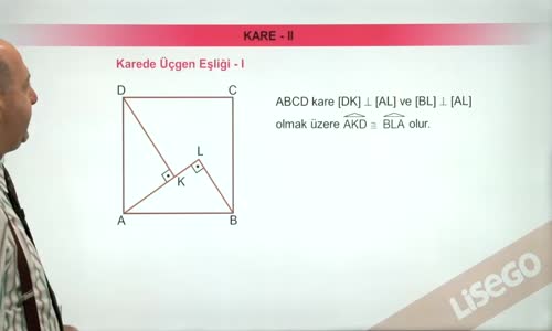 EBA GEOMETRİ LİSE KARE-KAREDE ÜÇGEN EŞLİĞİ 1