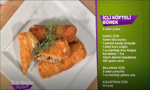 İçli Köfteli Börek Tarifi