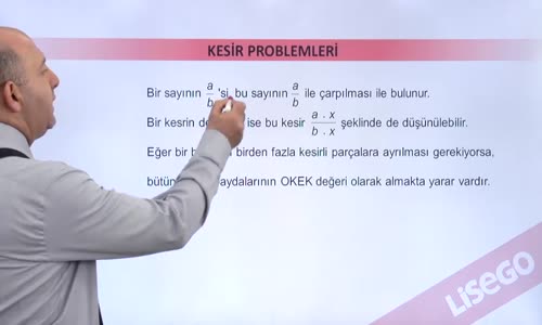 EBA MATEMATİK LİSE 4 KESİR PROBLEMLERİ