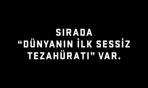 Beşiktaş'tan Dünyada Bir İlk- Sessiz Tezahürat