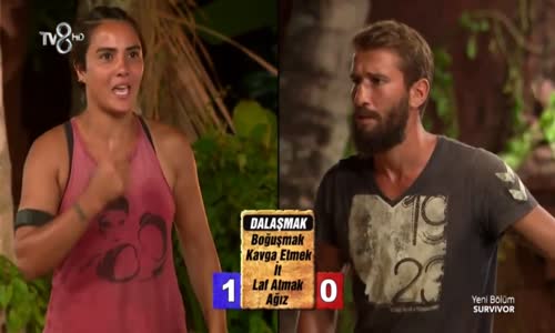 Survivor 2017 Anlat Bakalım - Sabriye'den Ademe Senin Gagana Tüküreyim