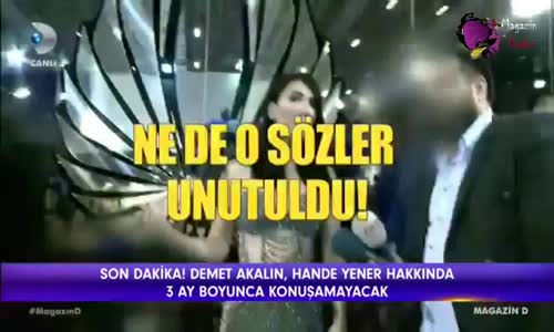 Hande Yener Demet Akalın'dan Şikayetçi Oldu 3 Gün Hapis Yatabilir