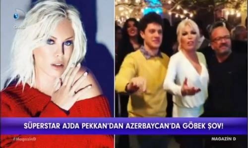 Süperstar Ajda Pekkan'dan Azerbaycan'da Muhteşem Sahne Şovu