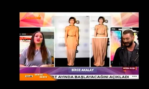 Birce Akalay'ın Ödül Gecesi Giydiği Kıyafetle Bez Bebeklere Benzemiş!