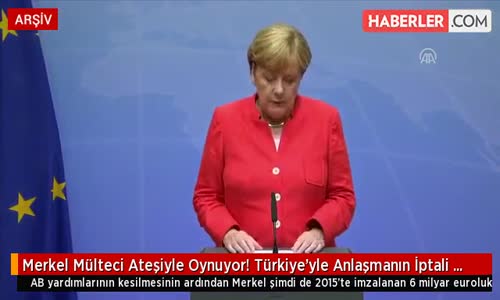 Merkel Mülteci Ateşiyle Oynuyor 