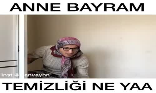 Anneyle Bayram temizliği