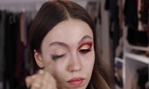 Gryffindor Makyajı  Gryffindor Makeup Tutorial