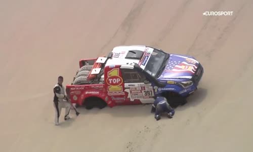 Dakar Rallisinde İlginç Kurtarma Operasyonu