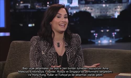 Demi Lovato JKL'da Türkiye'den Bahsediyor (Türkçe Altyazılı)