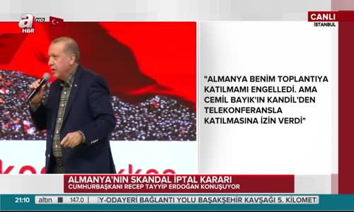 Erdoğan'dan Merkel'e Tokat Gibi Yanıt