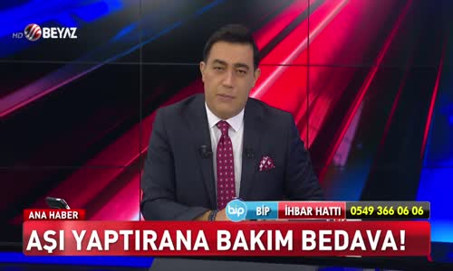 Aşı yaptırana bakım bedava!