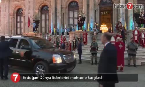 Recep Tayyip Erdoğan Dünya Liderlerini Mehter ile karşıladı