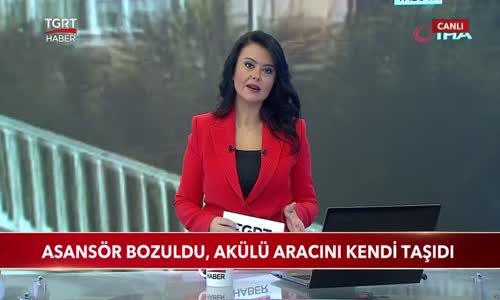 Asansör Bozuldu, Akülü Aracını Kendi Taşıdı