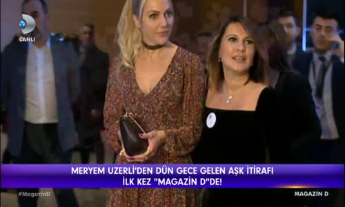 Meryem Uzerli'den Aşk İtirafı  Gülşah Saraçoğlu Meryem Uzerli'yi Beğeniyorum