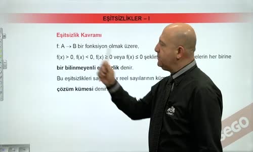 EBA MATEMATİK 2  LİSE 4 EŞİTSİZLİKLER - EŞİTSİZLİK KAVRAMI