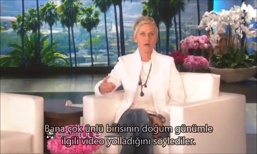 Justin Bieber Ellen Show'da (Ellen'ın Doğum Günü)