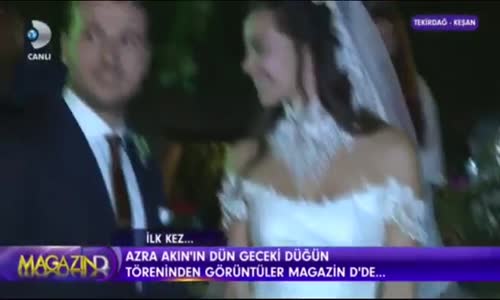  Cemil İpekçi, Azra Akın'ın Gelinliğinin İnceliklerini  Açıkladı!