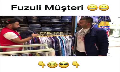 Fuzuli Müşterinin Dükkan Sahibini Sinirlendirmesi